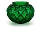 Vase languedoc petit modèle en cristal vert vert - Lalique